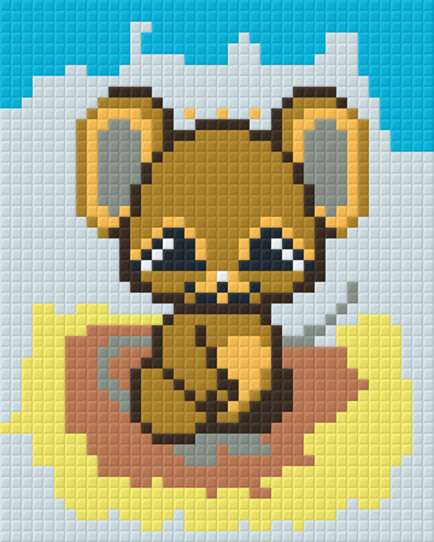 Baby Mouse One [1] Baseplate PixelHobby Mini-mosaic Art Kit image 0